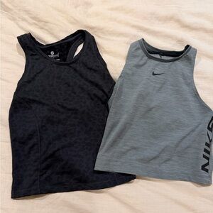 Nike and black workout tank bundle